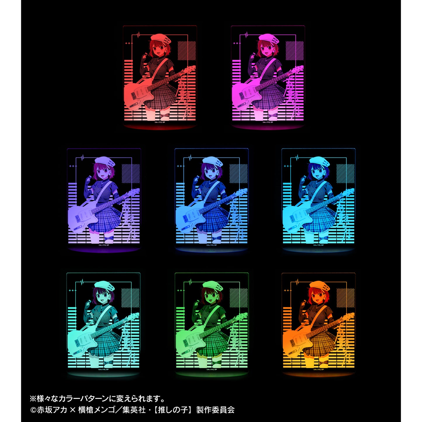 【推しの子】_描き下ろし 有馬かな ロックバンドver. ライトアップアクリルスタンド