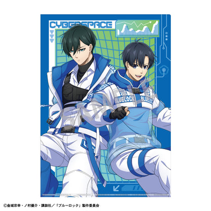 ブルーロック_A4シングルクリアファイル 潔 世一＆糸師 凛 サイバーパンク リバイバル