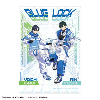 ブルーロック_A4シングルクリアファイル 潔 世一＆糸師 凛 サイバーパンク リバイバル
