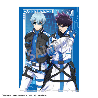 ブルーロック_A4シングルクリアファイル 烏 旅人＆氷織 羊 サイバーパンク リバイバル