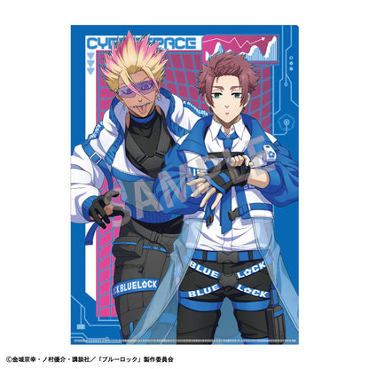 ブルーロック_A4シングルクリアファイル 糸師 冴＆士道 龍聖 サイバーパンク リバイバル