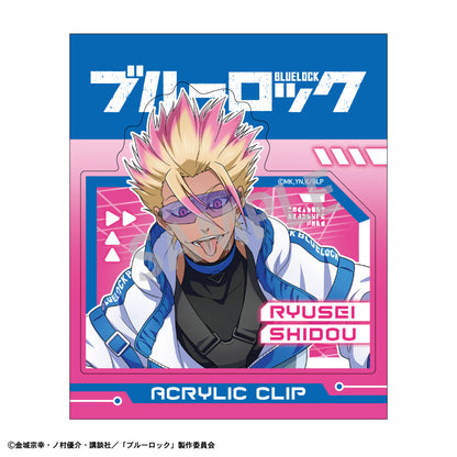 ブルーロック_アクリルクリップ 士道 龍聖 サイバーパンク リバイバル