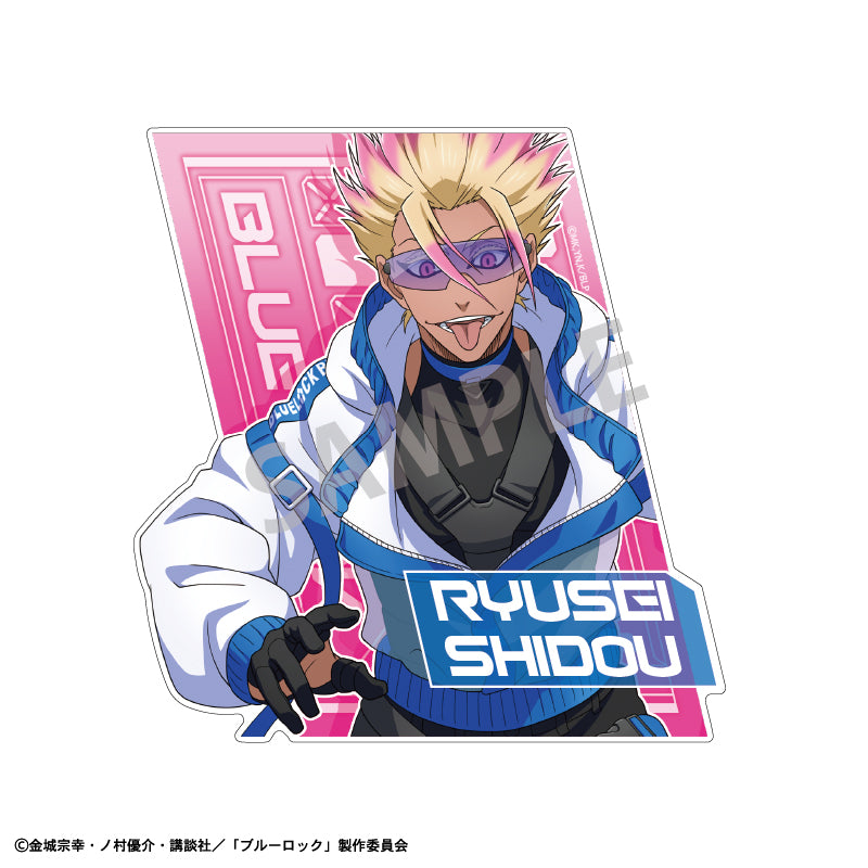 ブルーロック_ダイカットステッカー 士道 龍聖 サイバーパンク リバイバル