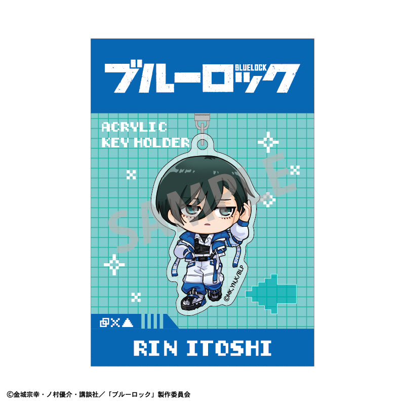 ブルーロック_アクリルキーホルダー 糸師 凛 サイバーパンク リバイバル描き起こし