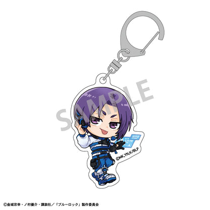 ブルーロック_アクリルキーホルダー 御影 玲王 サイバーパンク リバイバル描き起こし