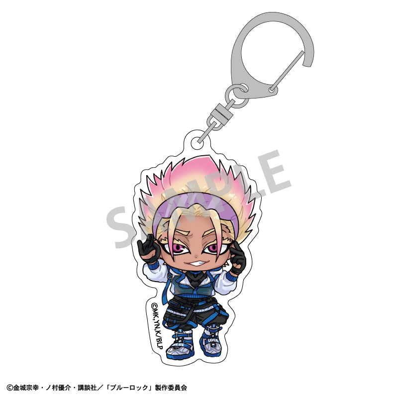 ブルーロック_アクリルキーホルダー 士道 龍聖 サイバーパンク リバイバル描き起こし