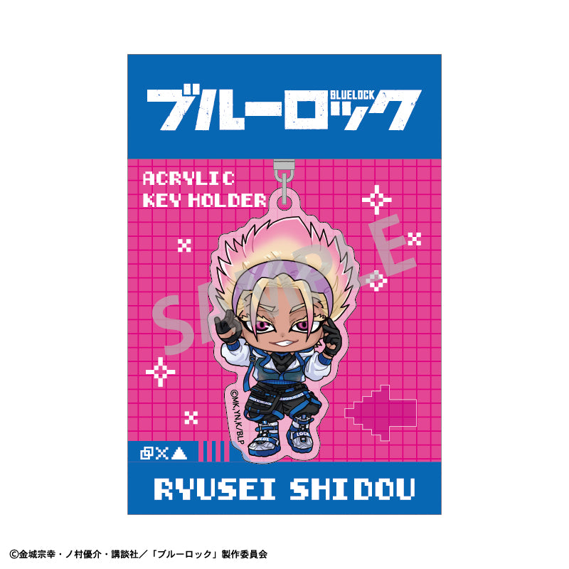 ブルーロック_アクリルキーホルダー 士道 龍聖 サイバーパンク リバイバル描き起こし