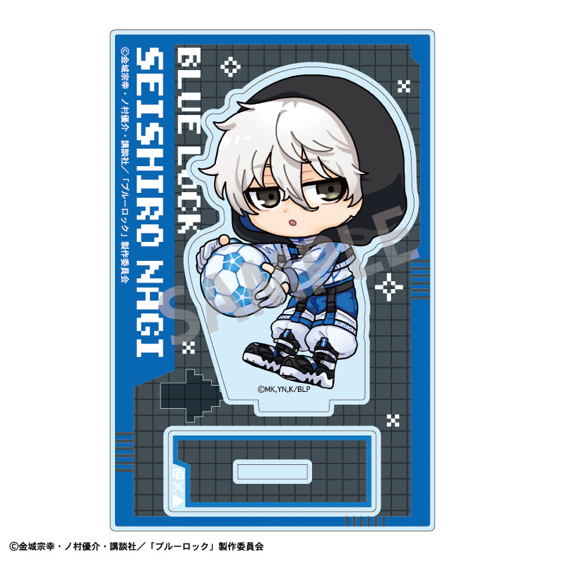 ブルーロック_ミニアクリルスタンド 凪 誠士郎 サイバーパンク リバイバル描き起こし