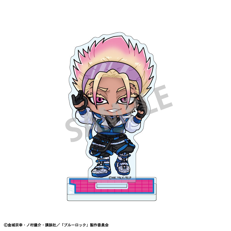 ブルーロック_ミニアクリルスタンド 士道 龍聖 サイバーパンク リバイバル描き起こし	
