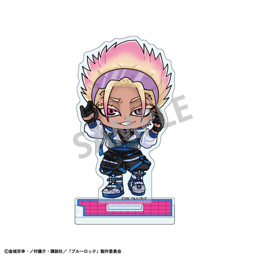 ブルーロック_ミニアクリルスタンド 士道 龍聖 サイバーパンク リバイバル描き起こし	