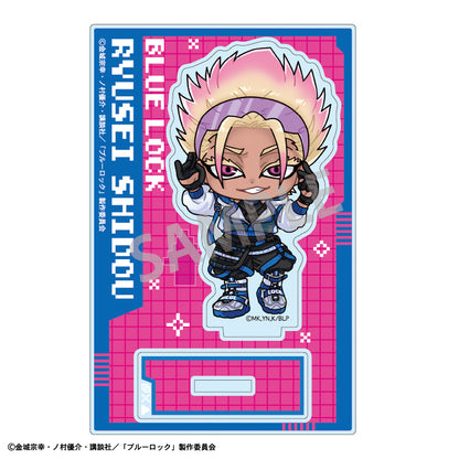 ブルーロック_ミニアクリルスタンド 士道 龍聖 サイバーパンク リバイバル描き起こし	