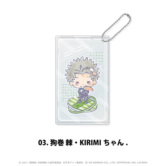 劇場版 呪術廻戦 0×サンリオキャラクターズ_クリアパスケース 03.狗巻 棘・KIRIMIちゃん.