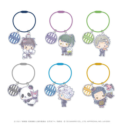 劇場版 呪術廻戦 0×サンリオキャラクターズ_ランダムカラーワイヤーキーホルダー 【BOX/6個入り】