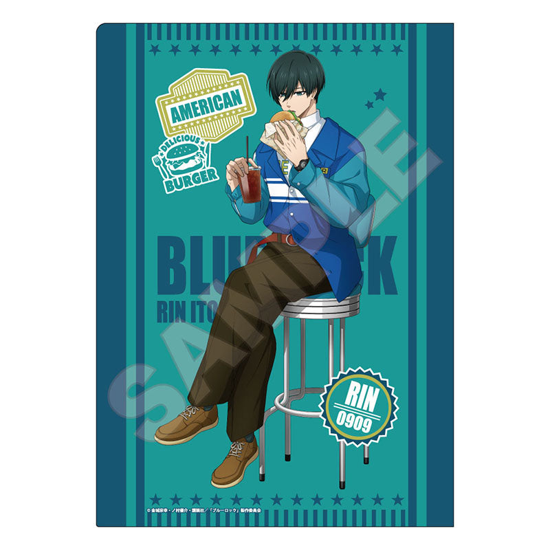 ブルーロック_アメリカンレトロ クリアファイル 潔＆凛