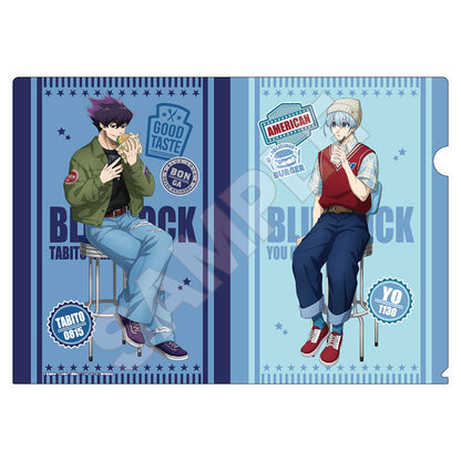 ブルーロック_アメリカンレトロ クリアファイル 烏＆氷織