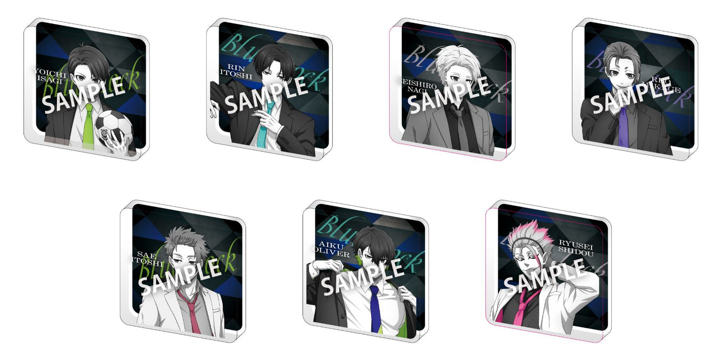 ブルーロック_OneColorトレーディングアクリルブロック【BOX/７個入り】　