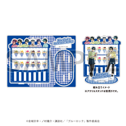 ブルーロック_アクリルジオラマ05/クレープ屋ver. 集合デザイン(描き下ろしイラスト)