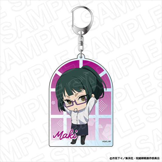 呪術廻戦_デカキーホルダー 禪院真希 Morning ミニキャラ ver.
