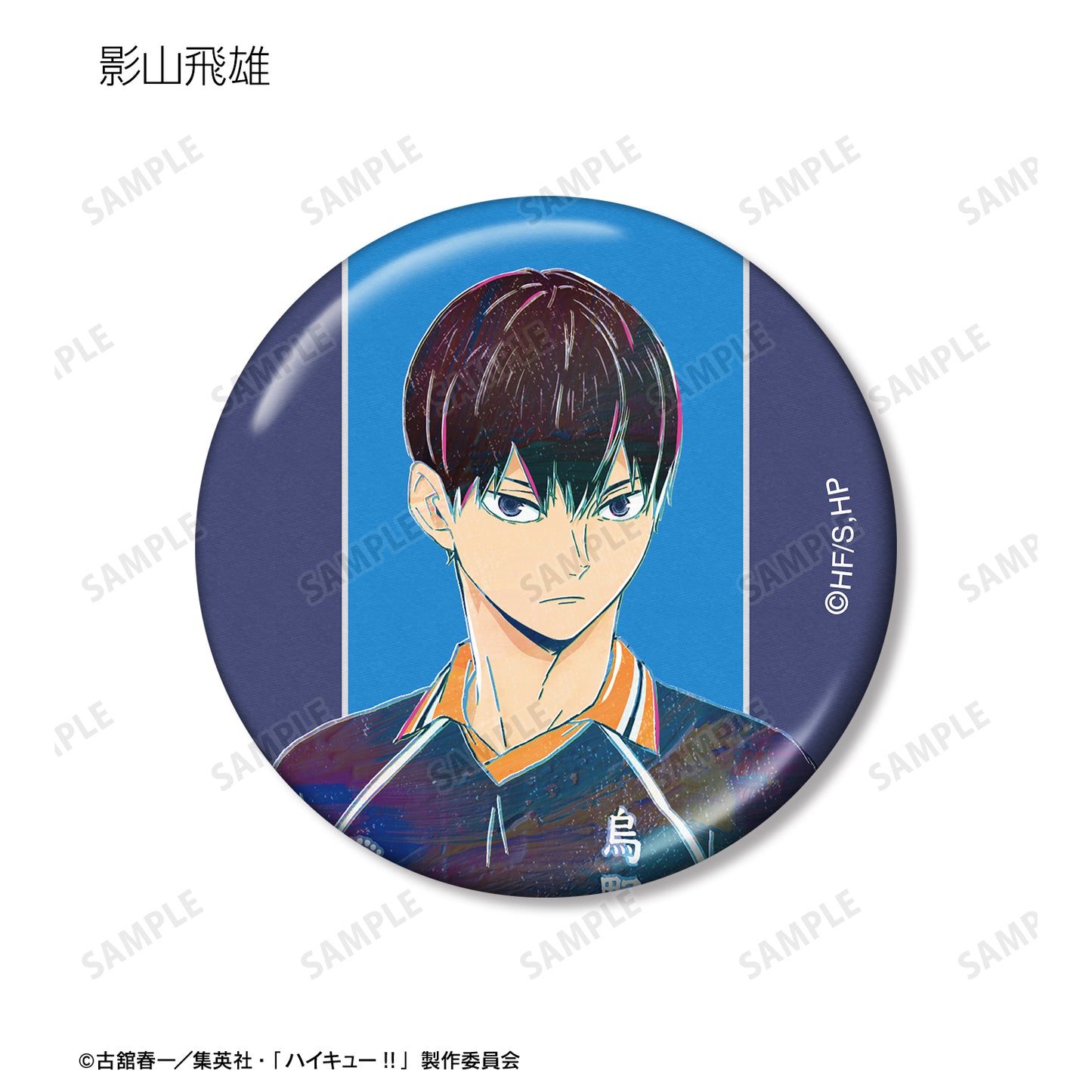 ハイキュー!!_トレーディング Ani-Art 第4弾 メタリック缶バッジ(単位/コンプリートBOX/9パック⼊り)