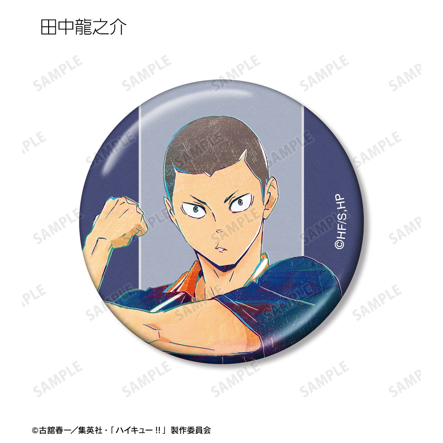 ハイキュー!!_トレーディング Ani-Art 第4弾 メタリック缶バッジ(単位/コンプリートBOX/9パック⼊り)