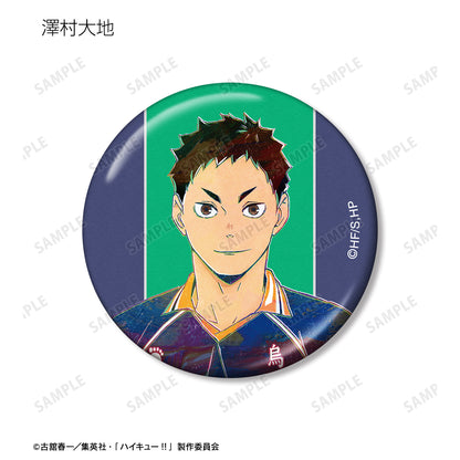 ハイキュー!!_トレーディング Ani-Art 第4弾 メタリック缶バッジ(単位/コンプリートBOX/9パック⼊り)