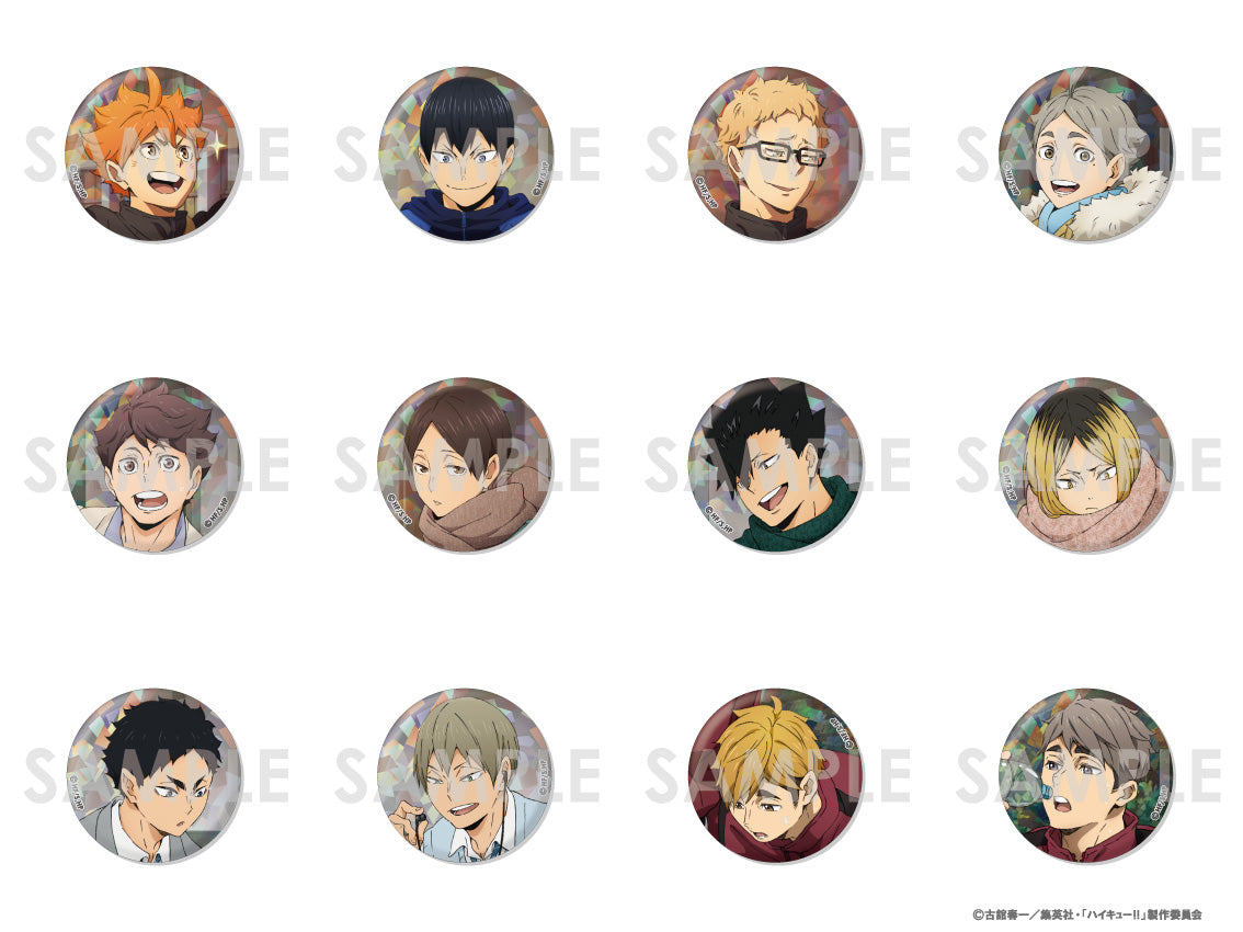 ハイキュー!!_トレーディングホログラム缶バッジ -One Fine Day!-【コンプリートBOX／12個入り】