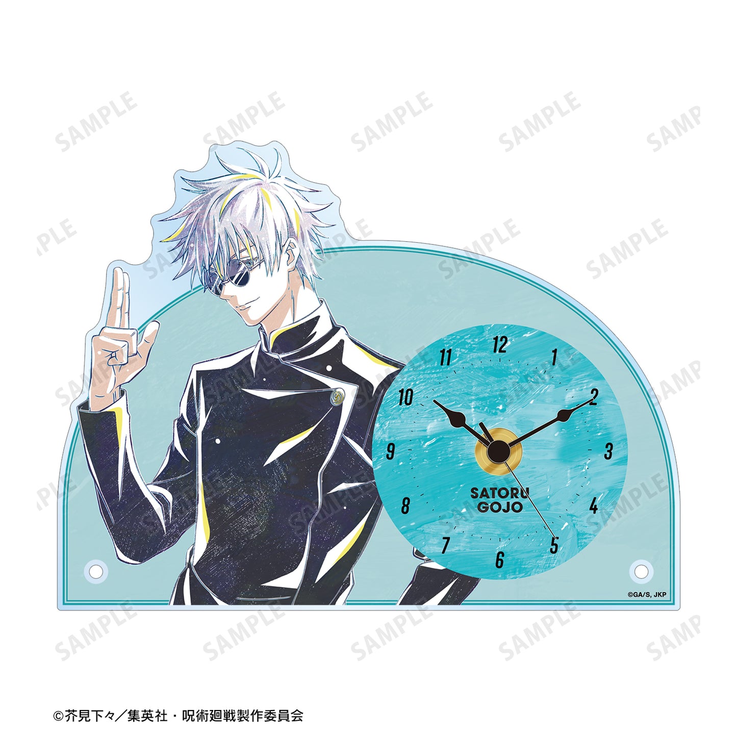 呪術廻戦_五条 悟 Ani-Art 第6弾 懐玉・玉折 アクリルスタンド時計