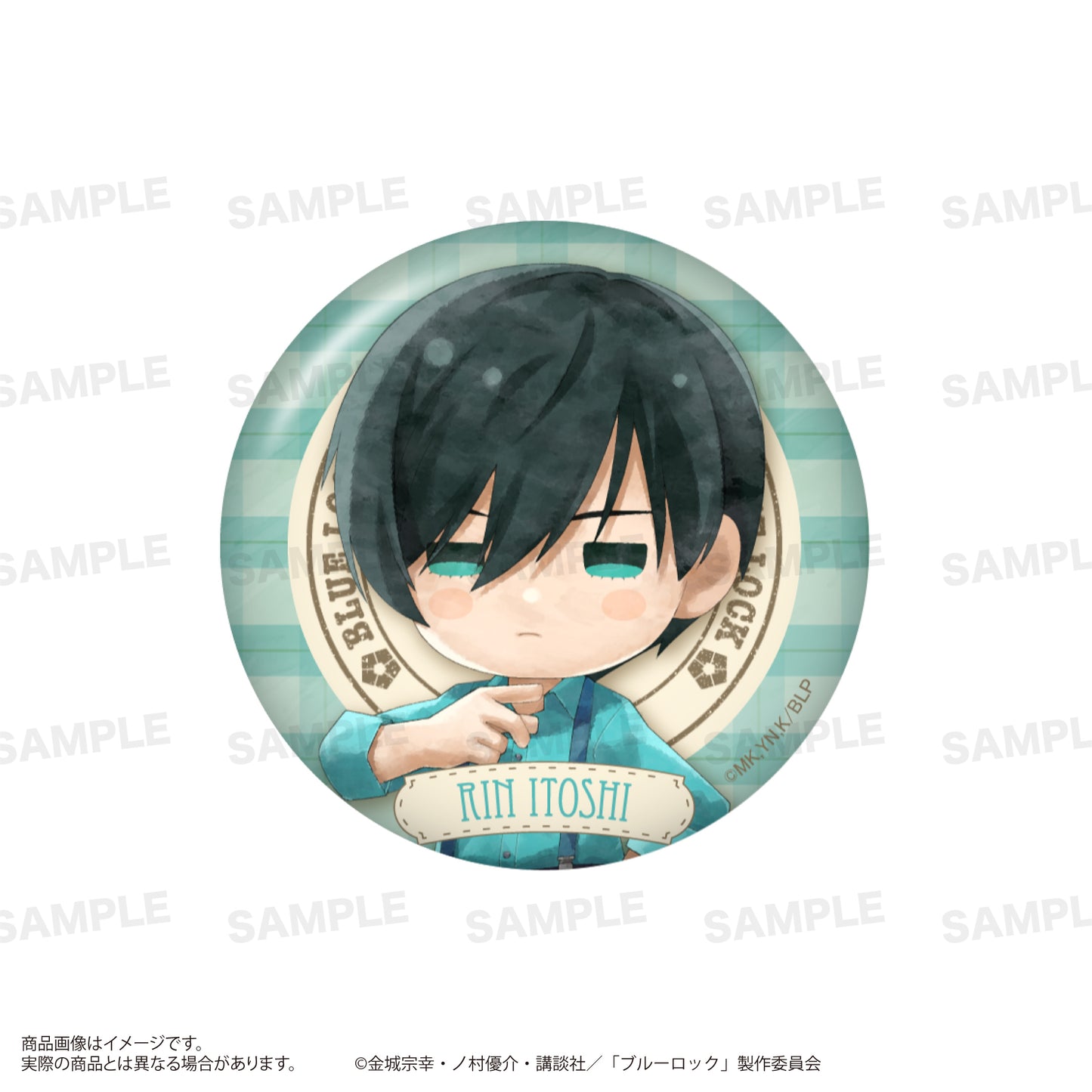 ブルーロック_トレーディング缶バッジ（きゃらまーじゅ）サスペンダーver.　【コンプリートBOX／8個入り】
