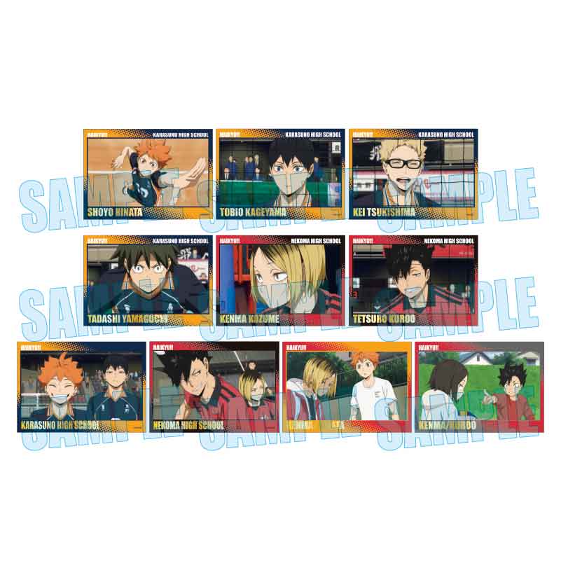 ハイキュー!!_トレーディングメモリーズ箔押しフォトカード【コンプリートOPP／10枚入り】