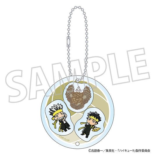 ハイキュー!!_シャカシャカアクリルキーホルダー／梟谷学園高校