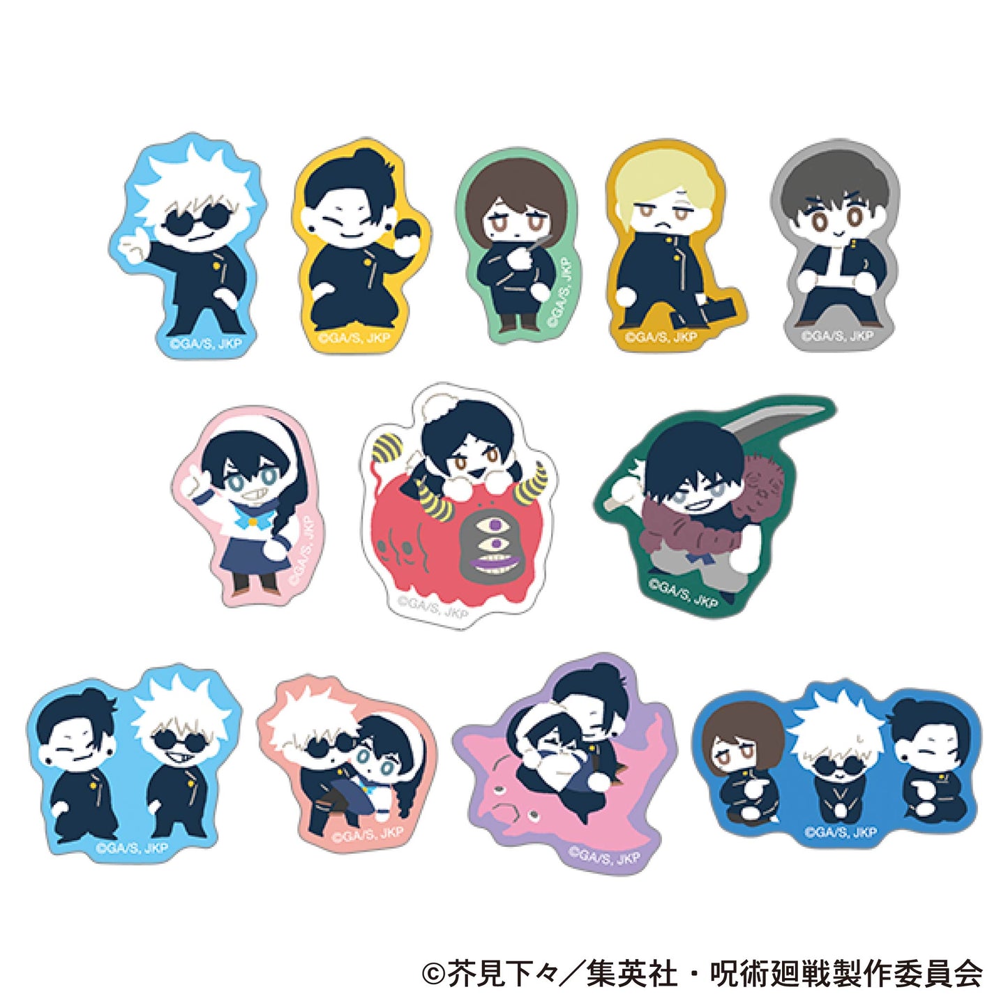 呪術廻戦 第2期_フレークシール／懐玉・玉折　ゆるパレット	