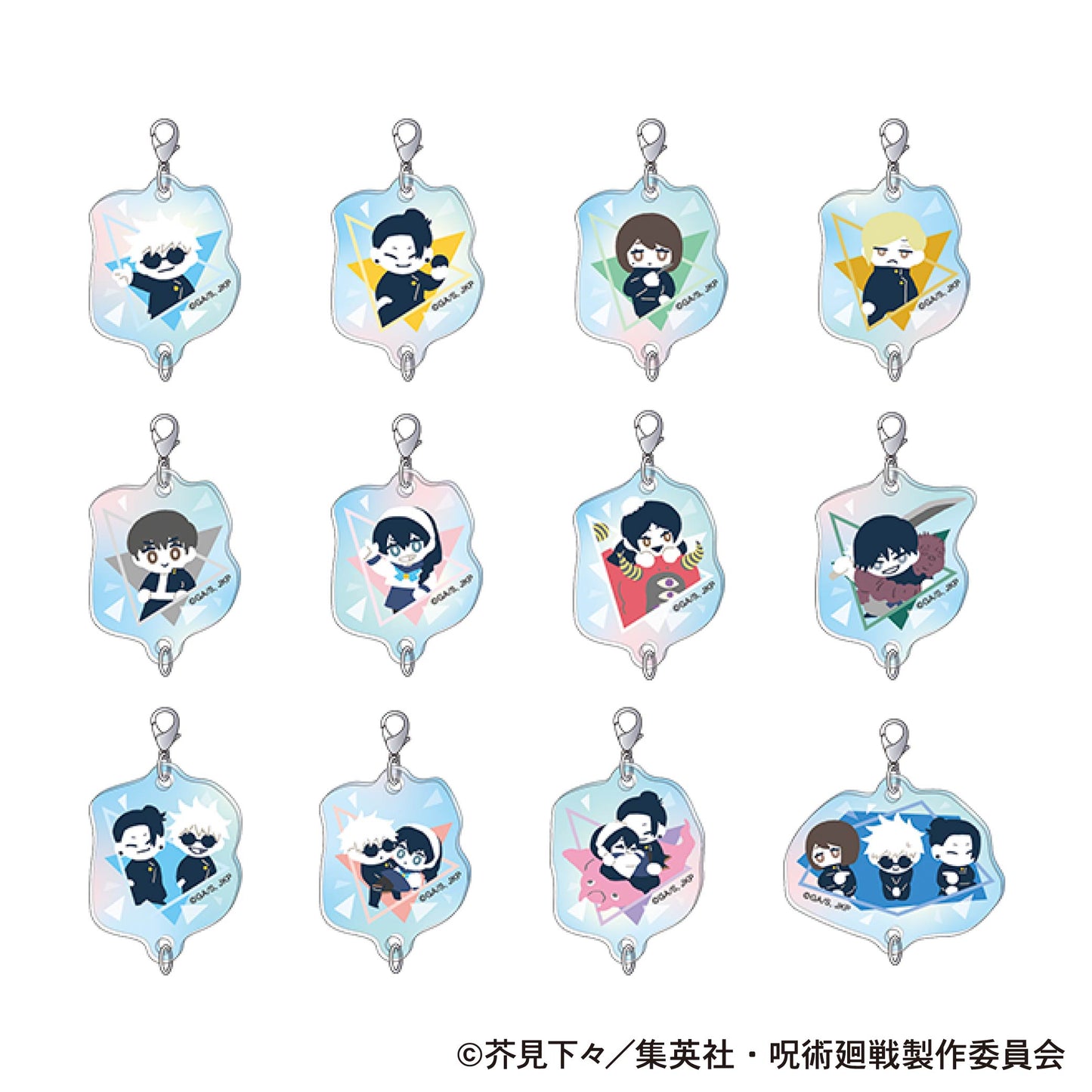 呪術廻戦 第2期_繋がるアクリルチャームコレクション／懐玉・玉折　ゆるパレット　【BOX／12パック入り】