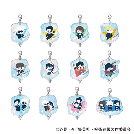 呪術廻戦 第2期_繋がるアクリルチャームコレクション／懐玉・玉折　ゆるパレット　【BOX／12パック入り】