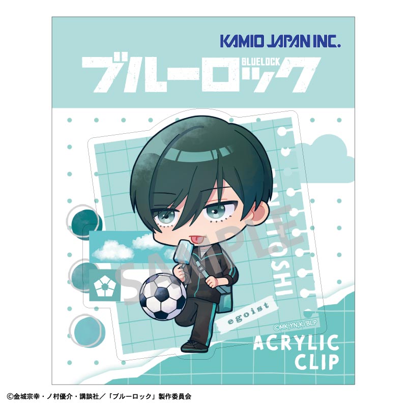 ブルーロック_アクリルクリップ_糸師 凛/ノスタルジー描き起こし