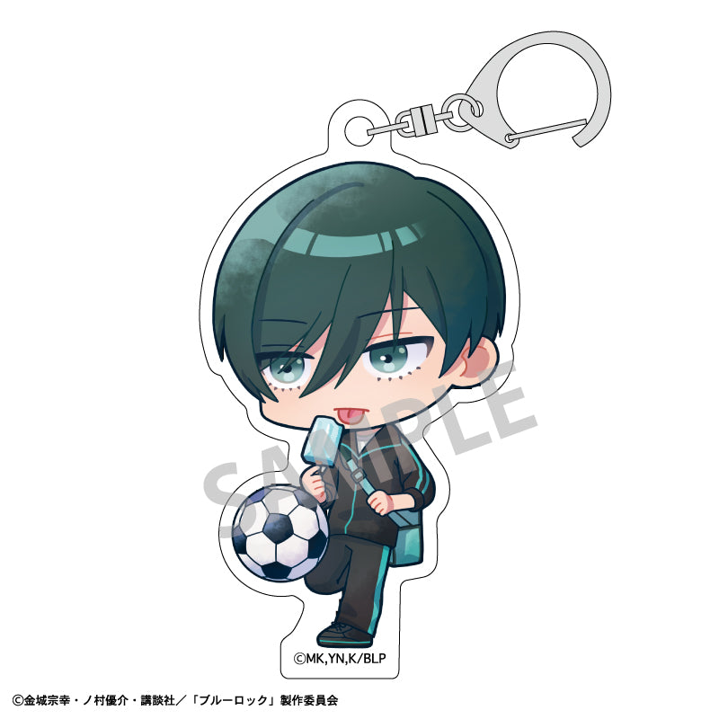 ブルーロック_アクリルキーホルダー_糸師 凛/ノスタルジー描き起こし