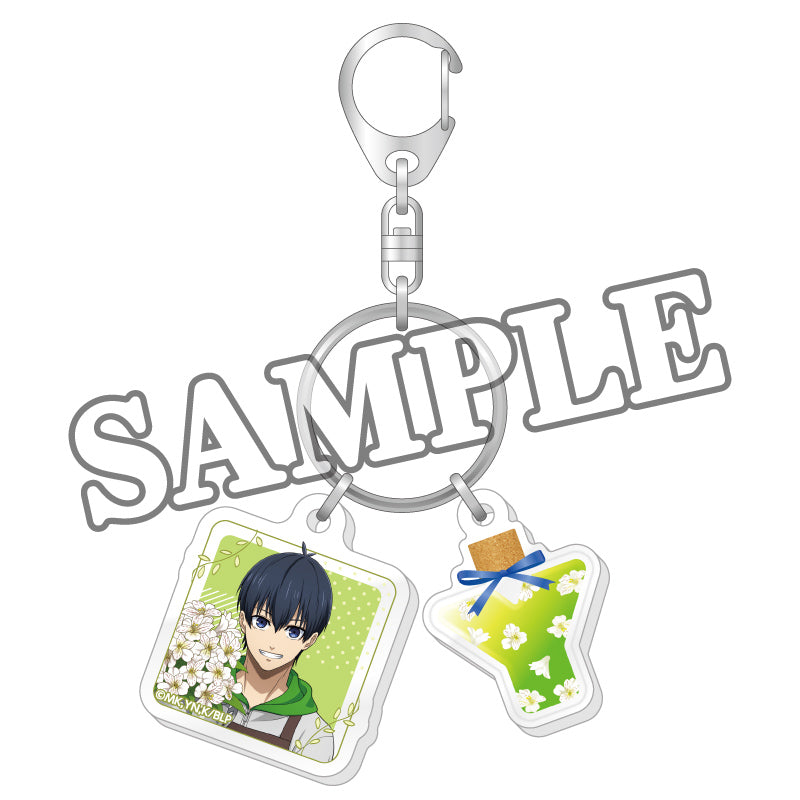 ブルーロック_トレーディング2連アクリルキーホルダー フラワーマルシェ　【BOX／7個入り】