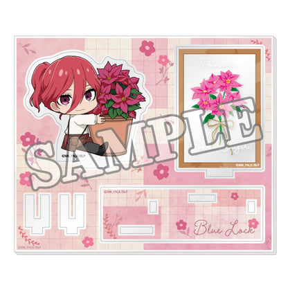 ブルーロック_アクリルカードスタンド フラワーマルシェデフォルメ (千切 豹馬)