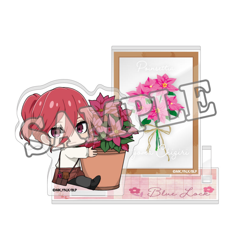 ブルーロック_アクリルカードスタンド フラワーマルシェデフォルメ (千切 豹馬)