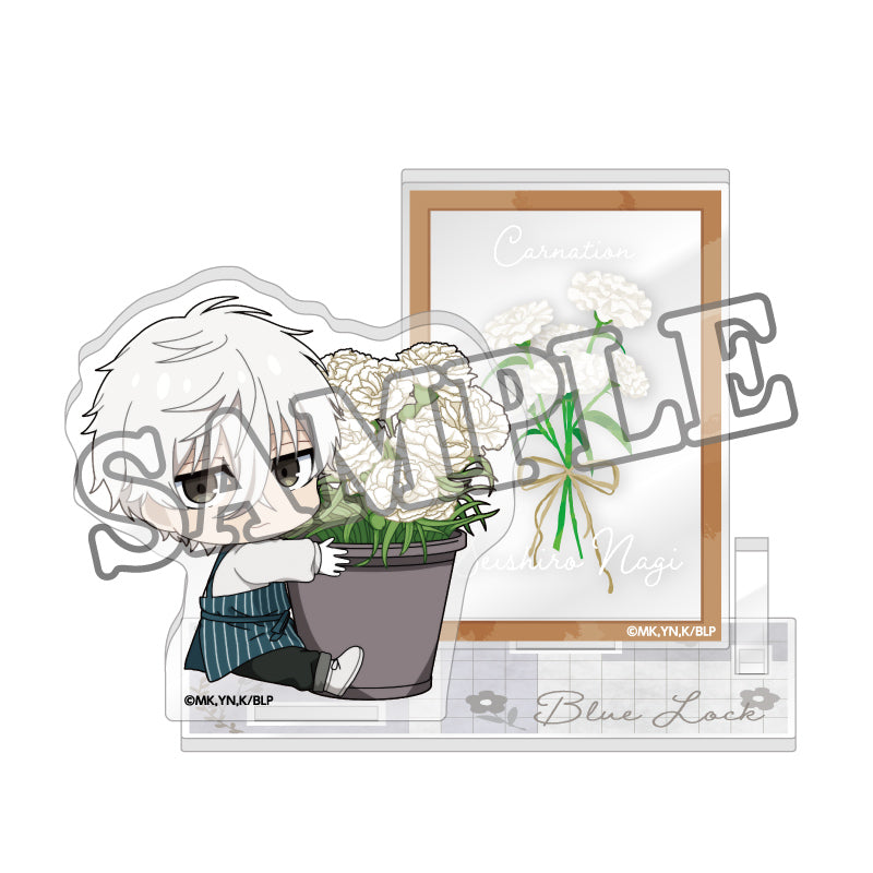 ブルーロック_アクリルカードスタンド フラワーマルシェデフォルメ (凪 誠士郎)