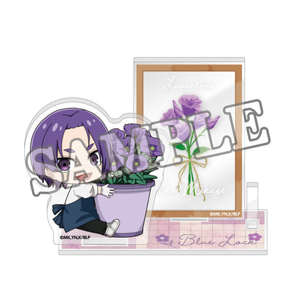 ブルーロック_アクリルカードスタンド フラワーマルシェデフォルメ (御影 玲王)
