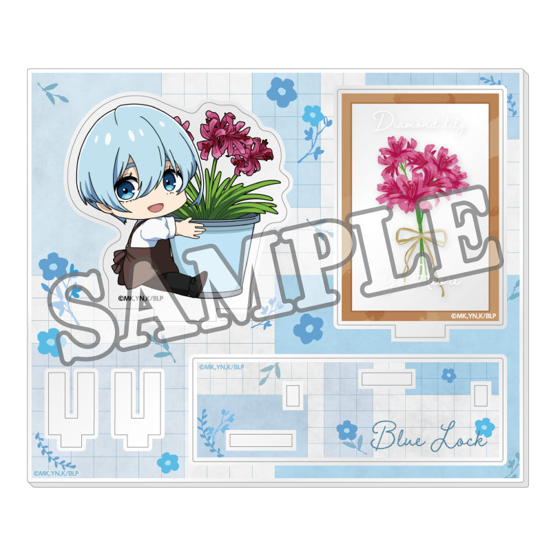 ブルーロック_アクリルカードスタンド フラワーマルシェデフォルメ (氷織 羊)