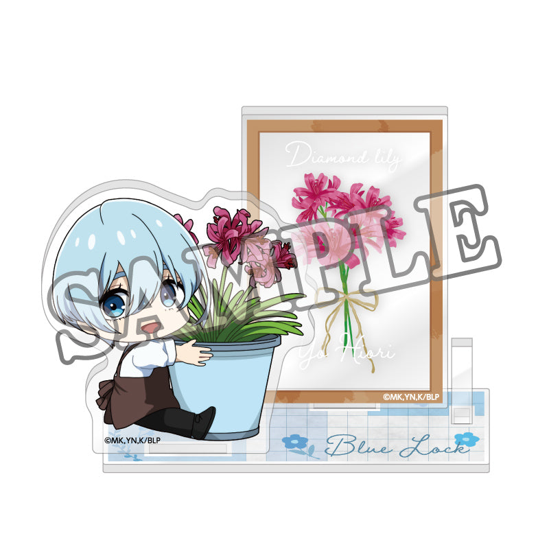 ブルーロック_アクリルカードスタンド フラワーマルシェデフォルメ (氷織 羊)