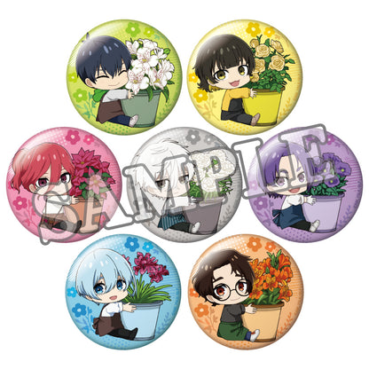 ブルーロック_トレーディング缶バッジ フラワーマルシェデフォルメ　【BOX／7個入り】