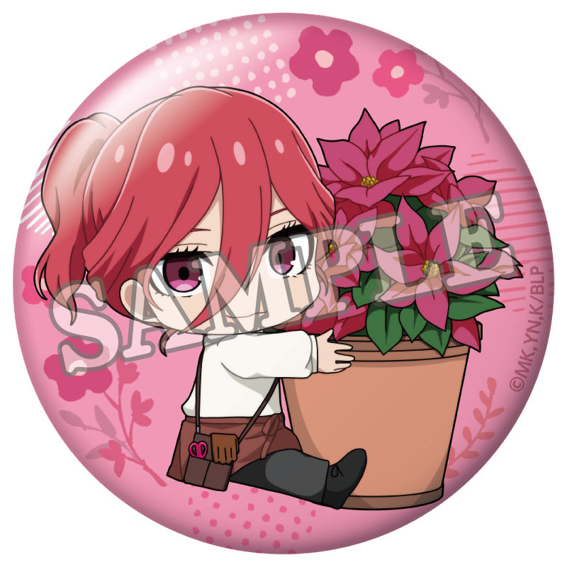 ブルーロック_トレーディング缶バッジ フラワーマルシェデフォルメ　【BOX／7個入り】