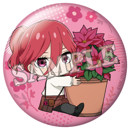 ブルーロック_トレーディング缶バッジ フラワーマルシェデフォルメ　【BOX／7個入り】