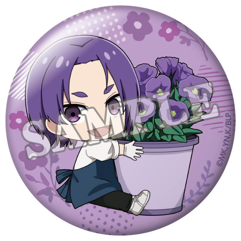 ブルーロック_トレーディング缶バッジ フラワーマルシェデフォルメ　【BOX／7個入り】