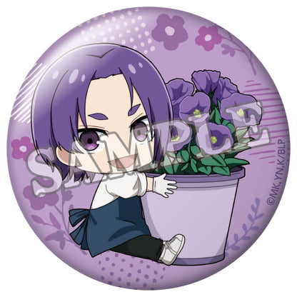 ブルーロック_トレーディング缶バッジ フラワーマルシェデフォルメ　【BOX／7個入り】