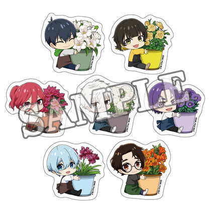 ブルーロック_クリアステッカー フラワーマルシェデフォルメ (御影 玲王)