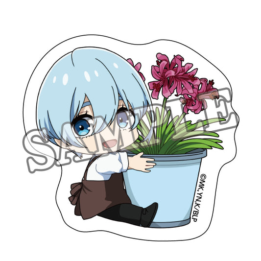 ブルーロック_クリアステッカー フラワーマルシェデフォルメ (氷織 羊)