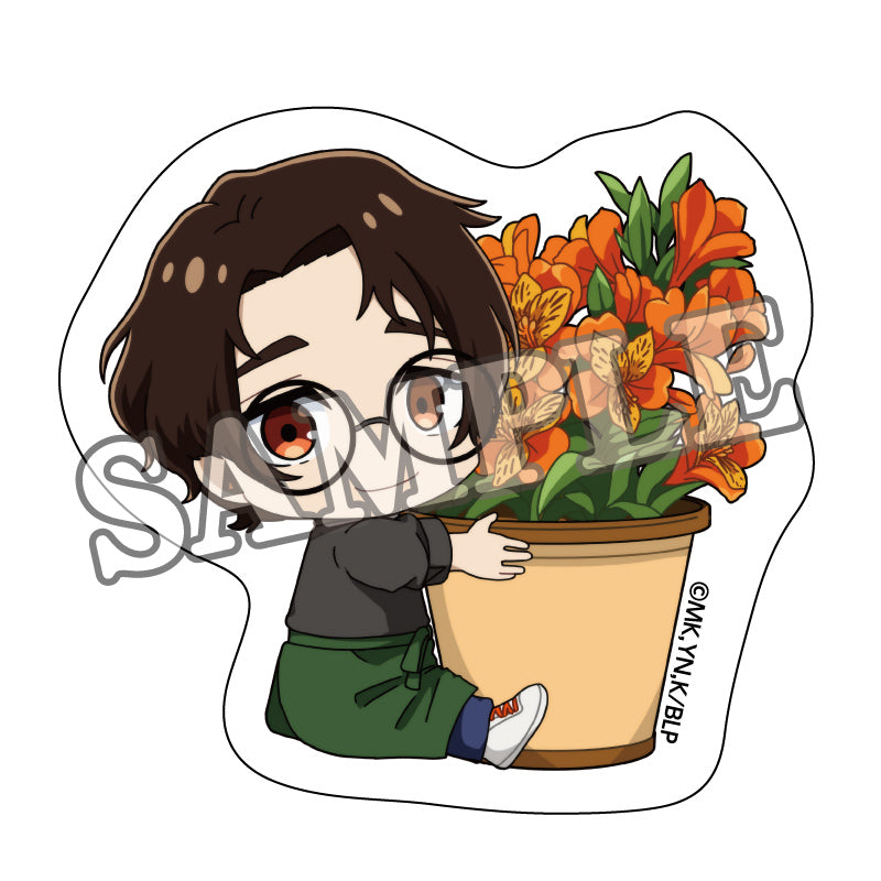 ブルーロック_クリアステッカー フラワーマルシェデフォルメ (雪宮 剣優)